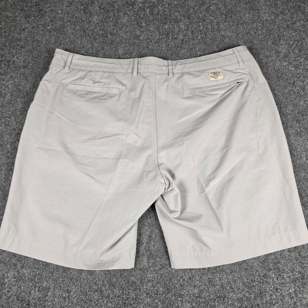 Faherty All Day Shorts Mens 40 Grey Blue Hybrid Performance Chino Bundle 2pk